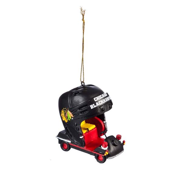 Chicago Blackhawks 4" Field Cart Ornament - Picture 1 of 1